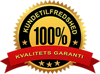 100 % kvalitetsgaranti